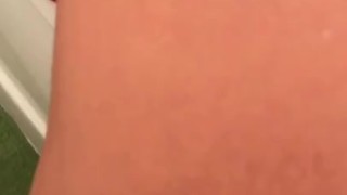 Hairy Girl Pissing After Creampie