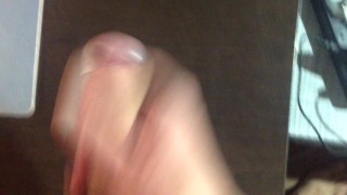 My cum on the table. My TWITTER @jacks69on