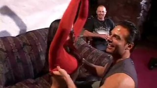Natural Latina Housewife Tries Swinging with Hubby