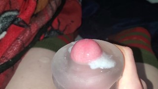 Femboy cums hard