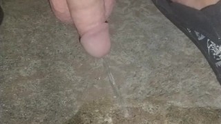 Peeing on the porch