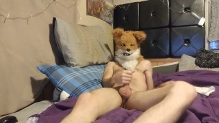 Happy danksgiving from me in my fox mask. 