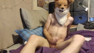 Happy danksgiving from me in my fox mask. 