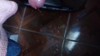 Playing with my Dick, I cum!! 