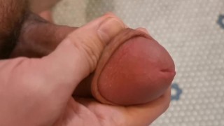 Masturbating and Cumshot Close Up