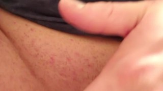 Playing with my sticky cum soaked pussy 