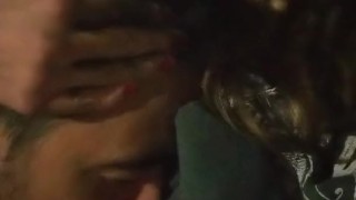 Adult Breastfeeding in Public (at night outside a McDonald's)