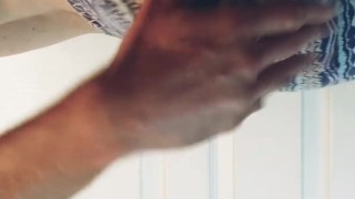 Twerking in leggings 