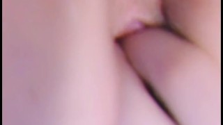 Cute teenage girl moans and touches herself for you