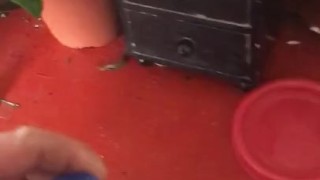 Saving my cum as a reward for my gf 
