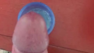 Saving my cum as a reward for my gf 