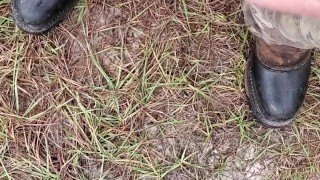 Taking a piss before I go hunting!!!