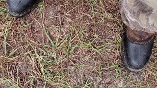 Taking a piss before I go hunting!!!