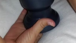 Home alone playing with bomb shell.