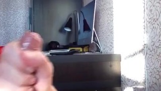 A fountain of cum from my dick. My TWITTER @jacks69on