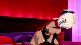 Fate - Okita Souji (Alter) Footjob and Cowgirl Hentai