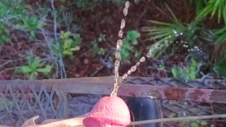 Pissing from the treestand!!!