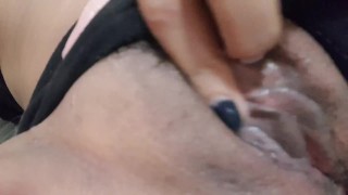 Super Wet pussy masturbation 