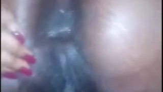 Up close wet holes
