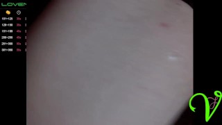 Ms. Vixen sucks big cock and gets cum all over her huge mammary glands