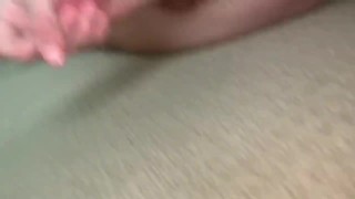 Doing push-ups and Humping my Floor Until MASSIVE cumshot