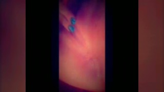 Fingering my wet pussy and ass
