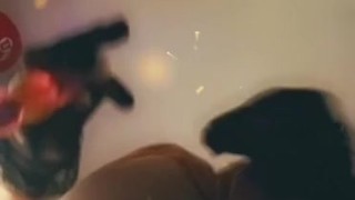 Sexy Blonde Trap Fucks Anal Purple Beaded Dildo Hot Amatuer