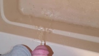 MORNING PISS BEFORE SHOWER