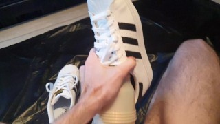 4K - Fucking Stoyas Fleshlight inside Adidas Superstar
