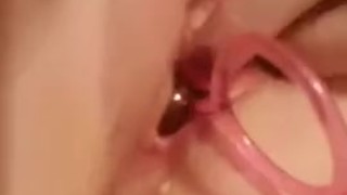 Sexy red head cumming