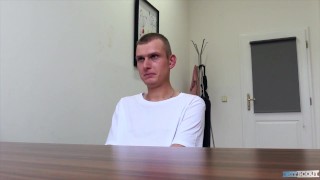  DIRTY SCOUT 213 - Pale Amateur Man Sucks & Fucks For A Job Opportunity