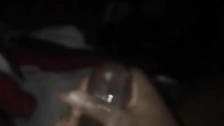 Slow motion cum shot POV