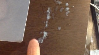 Cum from my cock to my lips. Like it. My TWITTER @jacks69on