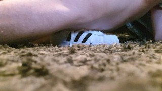 4K - Fucking Adidas Superstar like a pussy | Cum inside!
