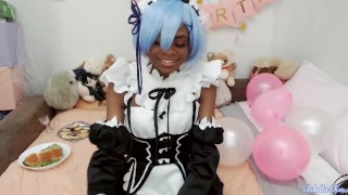 21st Birthday First Cam Show Dressed as Rem
