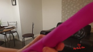 I forget about working and make myself squirt all over the sofa