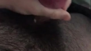 POV Hairy Guy Cums Quick 