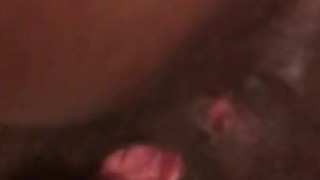 Spreading her phat ass