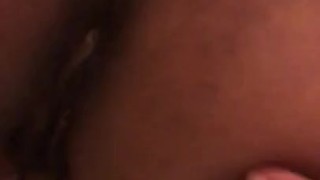 Spreading her phat ass