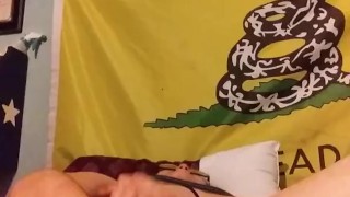 Fucking my ass with toy