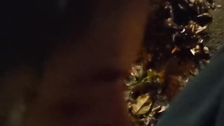 Quickie Outdoor Blowjob