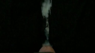 No hand cumshot slow motion