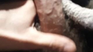 Masturbating with cumshot