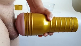 Domácí zkoušení umělé vagíny Fleshlight STU