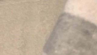 Ebony teen socks up close ASMR