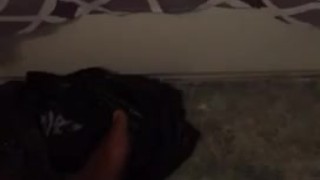 Slow mo Nut in granny bathroom