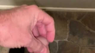 Cock squeeze and tease