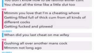 Sexting Dirty Secrets to My Husband 