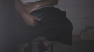 Jerkin off outside