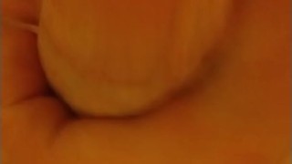 Masturbating
